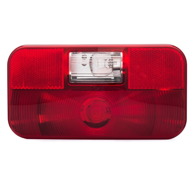 Lumitronics Red Surface Mount Light - Stop/Turn/Tail/Backup for RV, Trailer, Camper, 5th Wheel and Motorhomes (Black) - Image 2